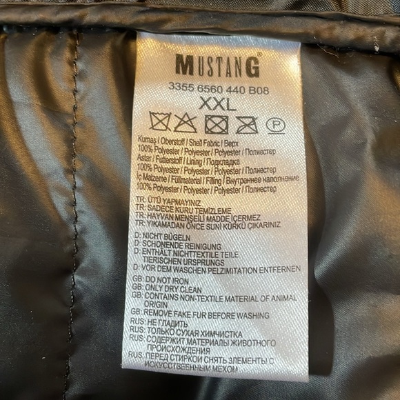 The Mustang True Denim Puffer Vest - Blemished - XXL - Picture 5 of 7